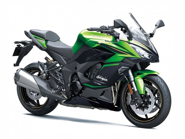 2020-2025 Kawasaki Z1000SX Motorcycle Fairings - Black Green Ninja Canada Websites