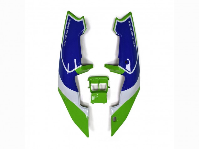 1989-1990 Kawasaki ZXR250 Motorcycle Fairings - Green White Blue Canada Websites