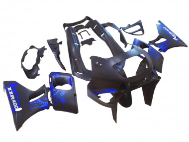 1993-2007 Kawasaki ZZR400 Motorcycle Fairings - Matte Black Blue Canada Websites