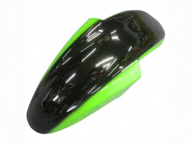 1998-2003 Kawasaki ZZR600 Motorcycle Fairings - Green Glossy Black Flame Canada Websites