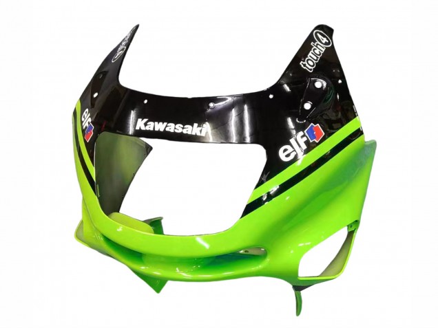1998-2003 Kawasaki ZZR600 Motorcycle Fairings - Green Glossy Black Blue Monster Elf Touch4 Bridgestone Canada Websites