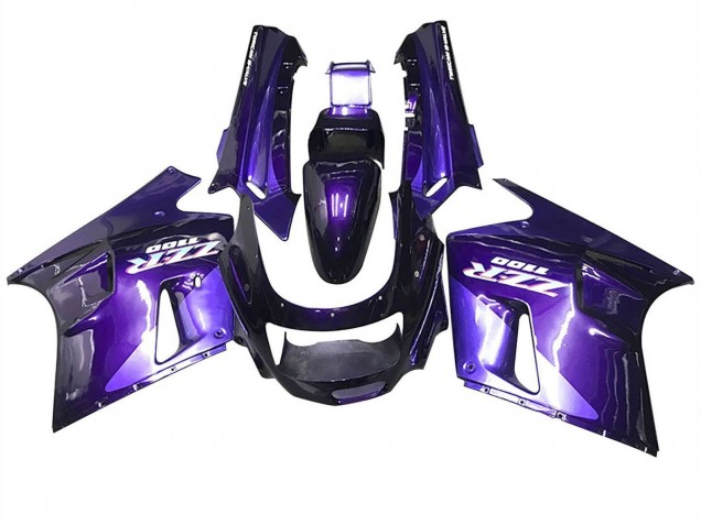 1990-1992 Kawasaki ZZR1100 Motorcycle Fairings - Purple Blue Canada Websites