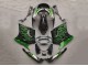 1993-2003 Kawasaki ZZR1100 Motorcycle Fairings - Glossy Black Green Flame Canada Websites