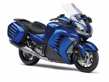 2007-2009 Kawasaki GTR1400/ZG1400 Motorcycle Fairings - Blue Black Canada Websites