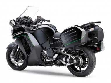 2007-2009 Kawasaki GTR1400/ZG1400 Motorcycle Fairings - Matte Black Green Line Canada Websites