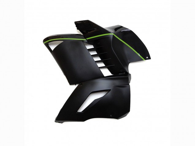 2007-2009 Kawasaki GTR1400/ZG1400 Motorcycle Fairings - Matte Black Green Lines Canada Websites
