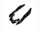 2007-2009 Kawasaki GTR1400/ZG1400 Motorcycle Fairings - Matte Black Green Lines Canada Websites