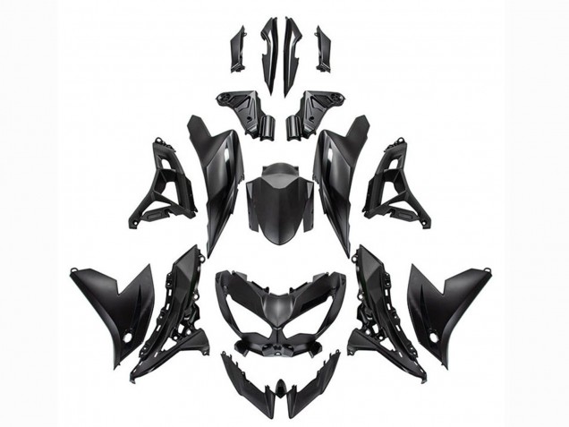 2022-2025 Kawasaki Versys 650 Motorcycle Fairings - Matte Black Canada Websites