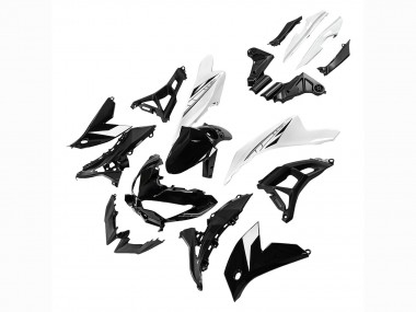 2022-2025 Kawasaki Versys 650 Motorcycle Fairings - Glossy Black White Canada Websites