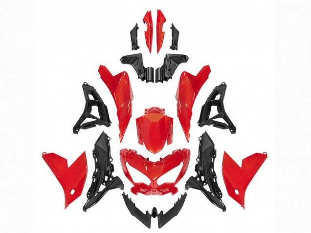 2022-2025 Kawasaki Versys 650 Motorcycle Fairings - Red Black Canada Websites