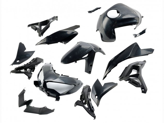 2022-2025 Kawasaki Versys 650 Motorcycle Fairings - Glossy Black Canada Websites