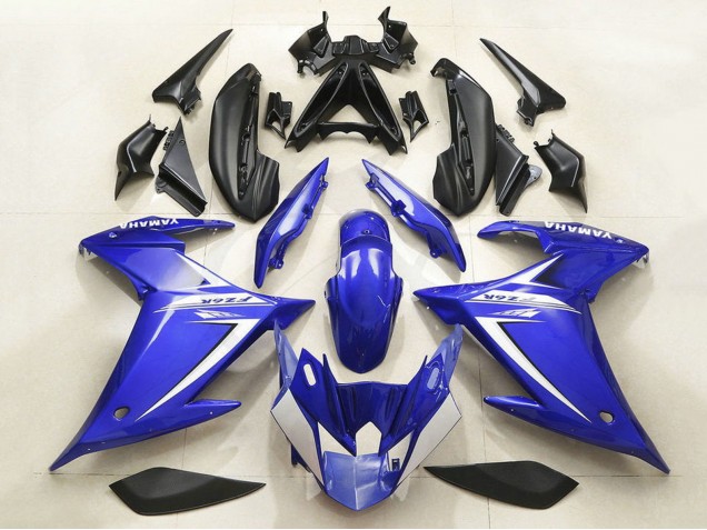 2009-2015 Yamaha FZ6R Motorcycle Fairing - Blue White Canada Websites