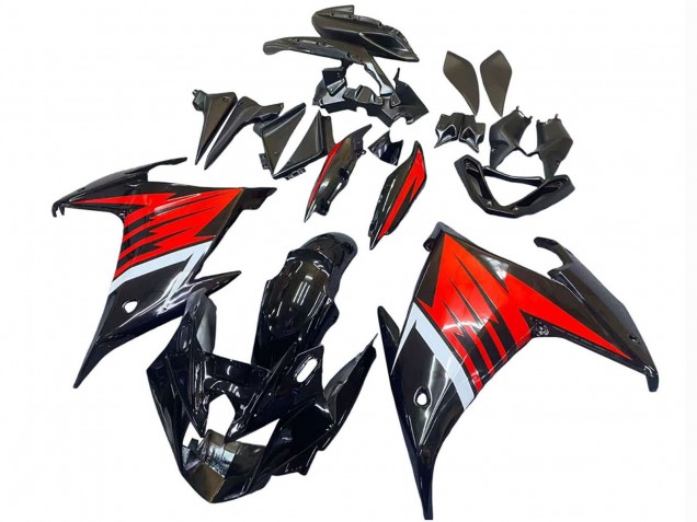 2009-2015 Yamaha FZ6R Motorcycle Fairing - Black Red White Canada Websites