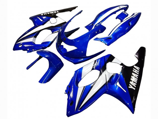 1996-2007 Yamaha YZF600R Thundercat Motorcycle Fairings - Blue White Black Canada Websites