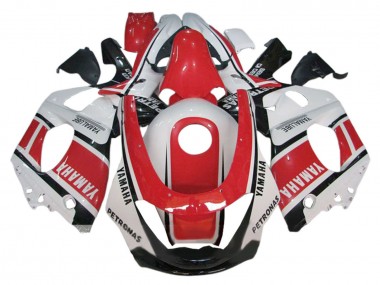 1996-2007 Yamaha YZF600R Thundercat Motorcycle Fairings - White Red Black Petronas Yamalube Canada Websites