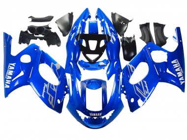 1996-2007 Yamaha YZF600R Thundercat Motorcycle Fairings - Blue White Silver Canada Websites