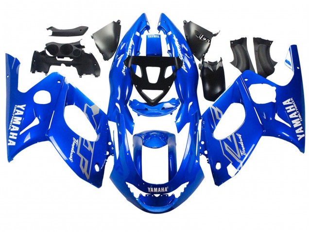1996-2007 Yamaha YZF600R Thundercat Motorcycle Fairings - Blue White Silver Canada Websites