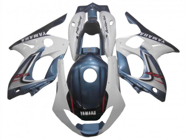 1996-2007 Yamaha YZF600R Thundercat Motorcycle Fairings - Dark Blue White Canada Websites