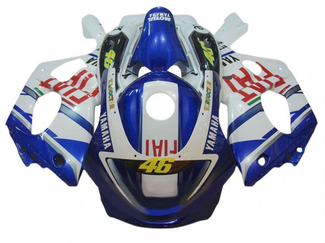 1996-2007 Yamaha YZF600R Thundercat Motorcycle Fairings - White Blue Red Fiat 46 Canada Websites