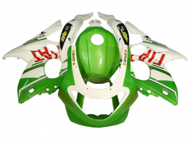1996-2007 Yamaha YZF600R Thundercat Motorcycle Fairings - White Green Fiat Canada Websites