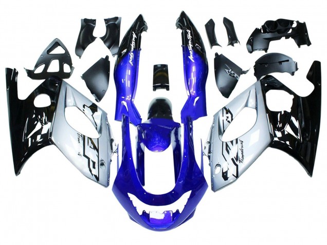 1996-2007 Yamaha YZF600R Thundercat Motorcycle Fairings - Blue Silver Black Canada Websites