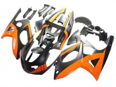 1996-2007 Yamaha YZF600R Thundercat Motorcycle Fairings - Black Orange Canada Websites
