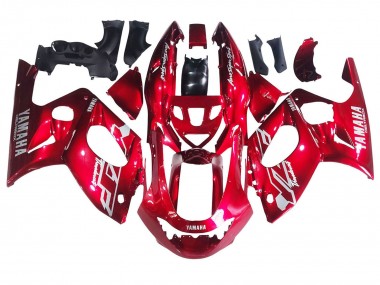 1996-2007 Yamaha YZF600R Thundercat Motorcycle Fairings - Red White Thunderace Canada Websites