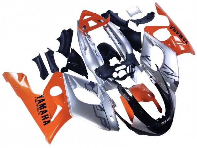 1996-2007 Yamaha YZF600R Thundercat Motorcycle Fairings - Orange Grey Glossy Black Canada Websites