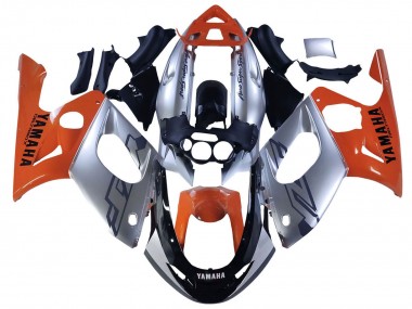 1996-2007 Yamaha YZF600R Thundercat Motorcycle Fairings - Orange Grey Glossy Black Canada Websites