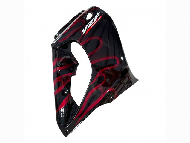 1997-2007 Yamaha YZF 1000R Thunderace Motorcycle Fairing Kits - Black with Red Flame Canada Websites
