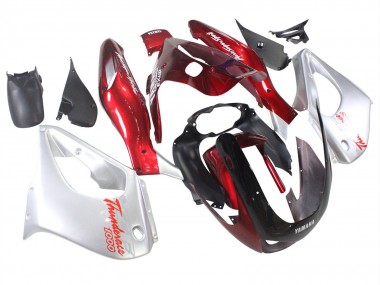 1997-2007 Yamaha YZF 1000R Thunderace Motorcycle Fairings - Red Silver Thunderace Canada Websites
