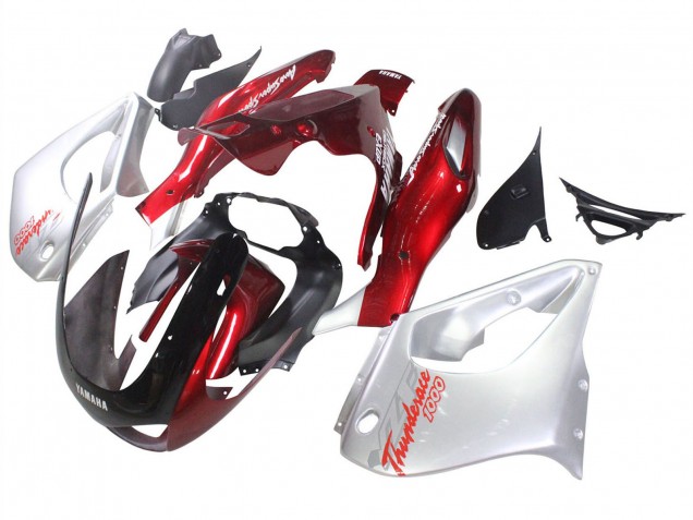 1997-2007 Yamaha YZF 1000R Thunderace Motorcycle Fairings - Red Silver Thunderace Canada Websites