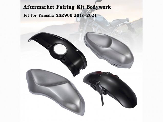2016-2021 Yamaha XSR900 Motorcycle Fairings - Black Grey Canada Websites