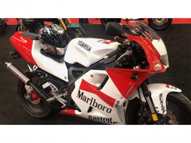 1991-1994 Yamaha TZR250 3XV Motorcycle Fairings - White Red Marlboro Castrol Dunlop Canada Websites
