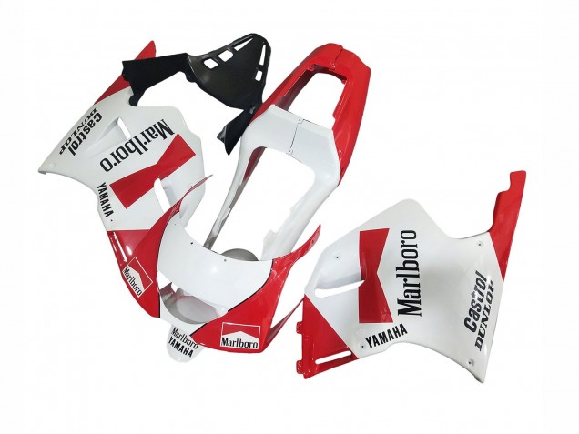 1991-1994 Yamaha TZR250 3XV Motorcycle Fairings - White Red Marlboro Castrol Dunlop Canada Websites