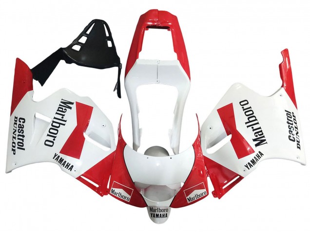 1991-1994 Yamaha TZR250 3XV Motorcycle Fairings - White Red Marlboro Castrol Dunlop Canada Websites
