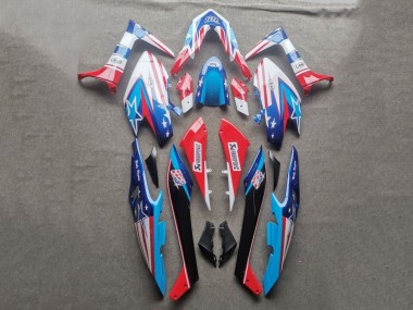 2019-2021 Yamaha TMAX560 Motorcycle Fairings - Light Blue Red Black Canada Websites