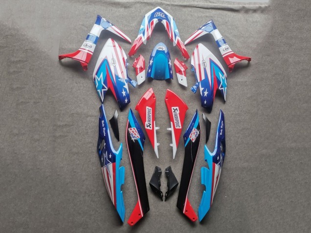 2019-2021 Yamaha TMAX560 Motorcycle Fairings - Light Blue Red Black Canada Websites