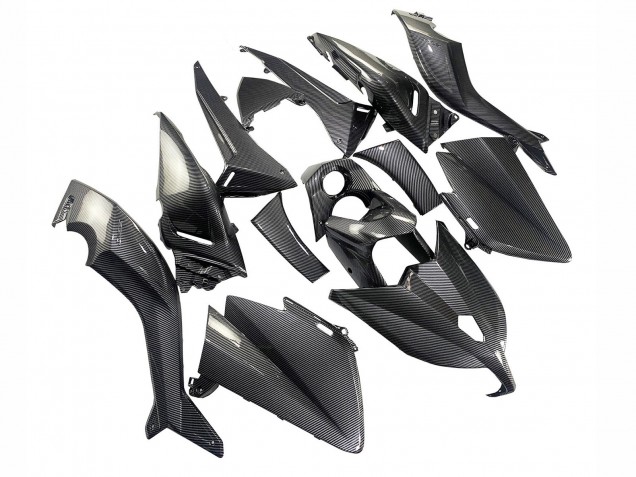2012-2014 Yamaha TMAX530 Motorcycle Fairings - Black Carbon Fiber Canada Websites