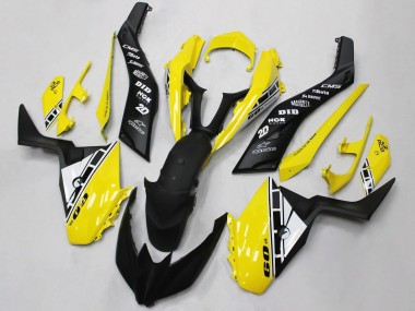 2017-2021 Yamaha XMAX300 Motorcycle Fairings - Yellow White Black Canada Websites