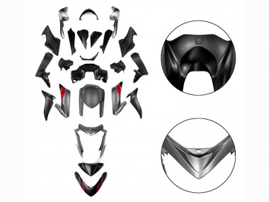 2015-2020 Suzuki GSX-S 1000 Motorcycle Fairings - Black Grey Canada Websites