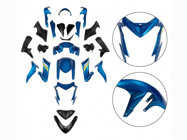2015-2020 Suzuki GSX-S 1000 Motorcycle Fairings - Black Blue Yellow Canada Websites