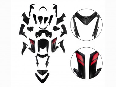 2015-2020 Suzuki GSX-S 1000 Motorcycle Fairings - Black with Red Canada Websites