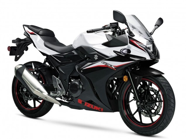 2017-2020 Suzuki GSX250R Motorcycle Fairing - White Black Canada Websites