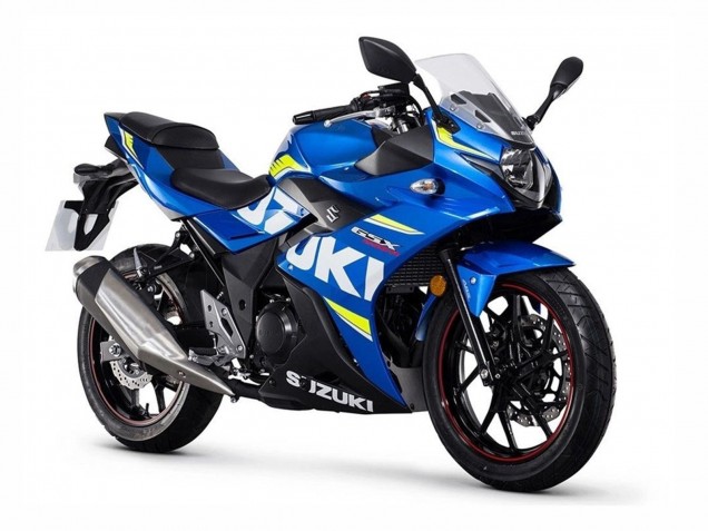 2017-2020 Suzuki GSX250R Motorcycle Fairings - Blue Yellow Canada Websites