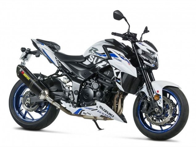 2017-2022 Suzuki GSX-S 750 Motorcycle Fairings - White Blue Ecstar Canada Websites