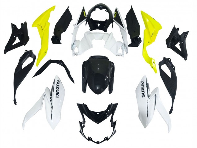 2017-2022 Suzuki GSX-S 750 Motorcycle Fairings - White Yellow Canada Websites