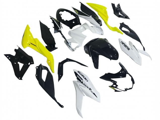 2017-2022 Suzuki GSX-S 750 Motorcycle Fairings - White Yellow Canada Websites