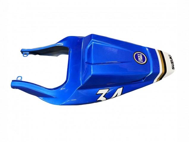 2003-2013 Suzuki SV650 Motorcycle Fairings - White Blue Lucky Strike Motul Canada Websites