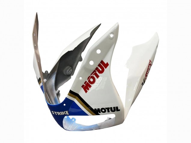 2003-2013 Suzuki SV650 Motorcycle Fairings - White Blue Lucky Strike Motul Canada Websites